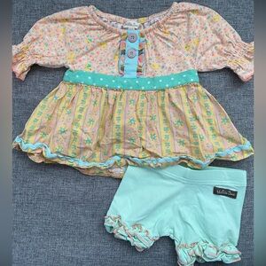 Matilda Jane size 2 peach/mint This does not match but we wore it together